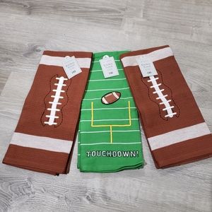Football Kitchen Towels Set Of 3